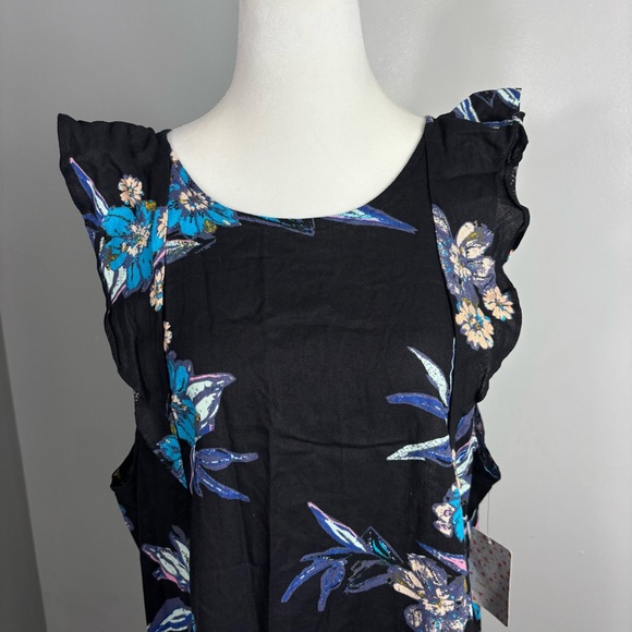 Free People Summer in Tulum Tunic Blouse Size L - Picture 3 of 7